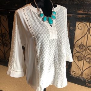 Chicos white tunic – swimsuit cover-up